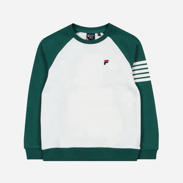 Sudaderas Fila Niñas Blancas / Verde - L/S - España 695128VZW
